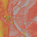 image of classified lidar elevation map