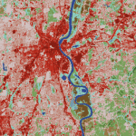 image showing land cover classification map for Hartford, CT area